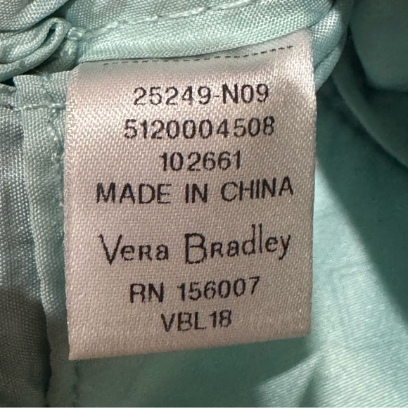 Vera Bradley Zip ID Case With Keychain In A Variety Of Prints - Picture 6 of 6